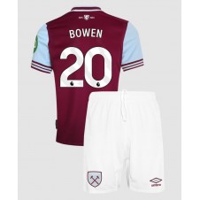 West Ham United Jarrod Bowen #20 Hjemmedraktsett Barn 2024-25 Kortermet (+ korte bukser)